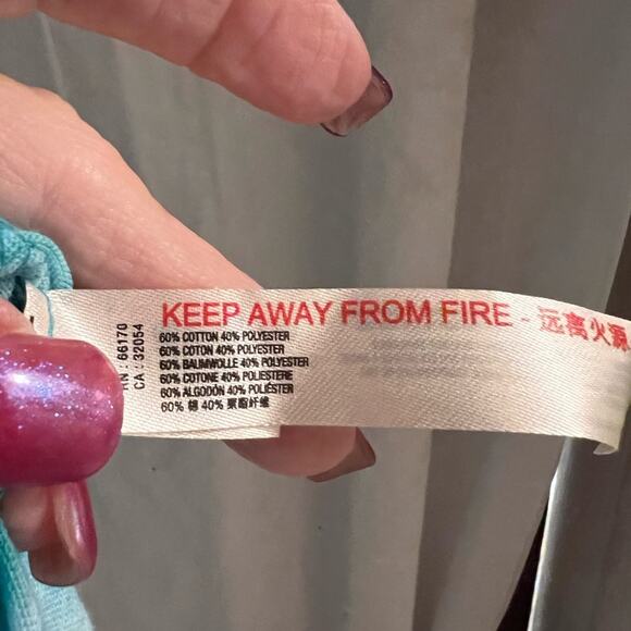 Free people movement teal tie dye tank size xs activewear performance - Picture 4 of 6